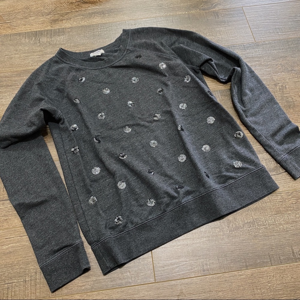 Old Navy Sequin Polka Dot Long Sleeved Sweatshirt